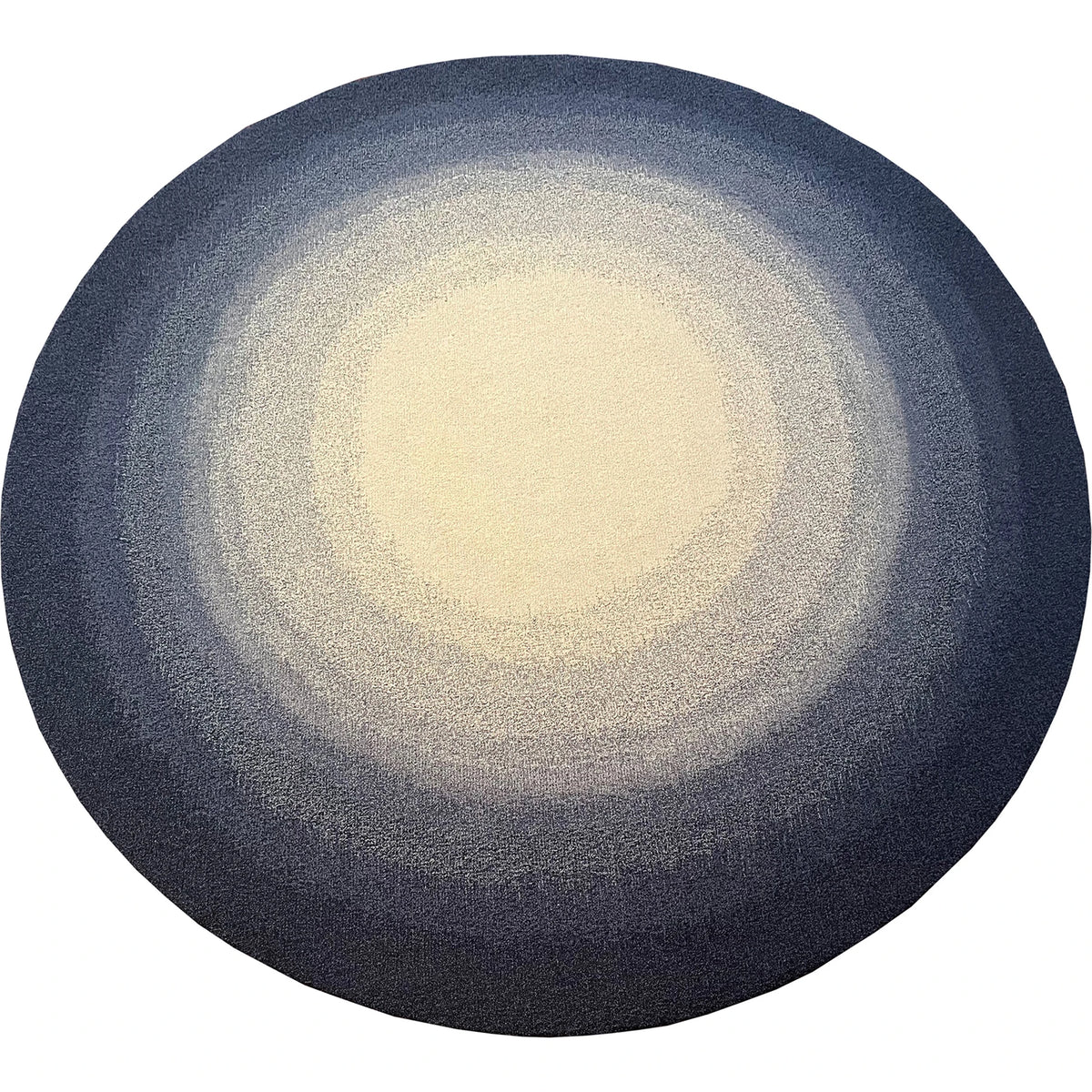 Ombre Lagoon Wool Round Rug