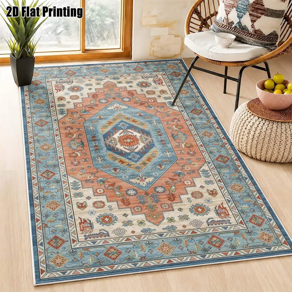 Andalusia Geometric Velvet Rug