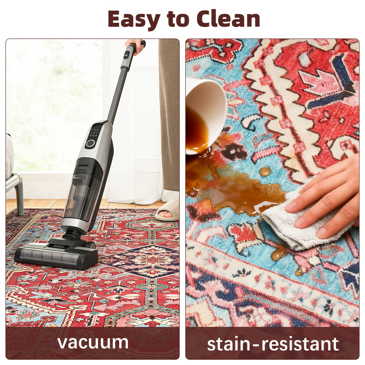 Persian Style Washable Rug