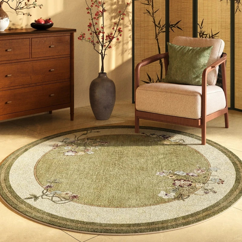 Jade Garden Round Rug