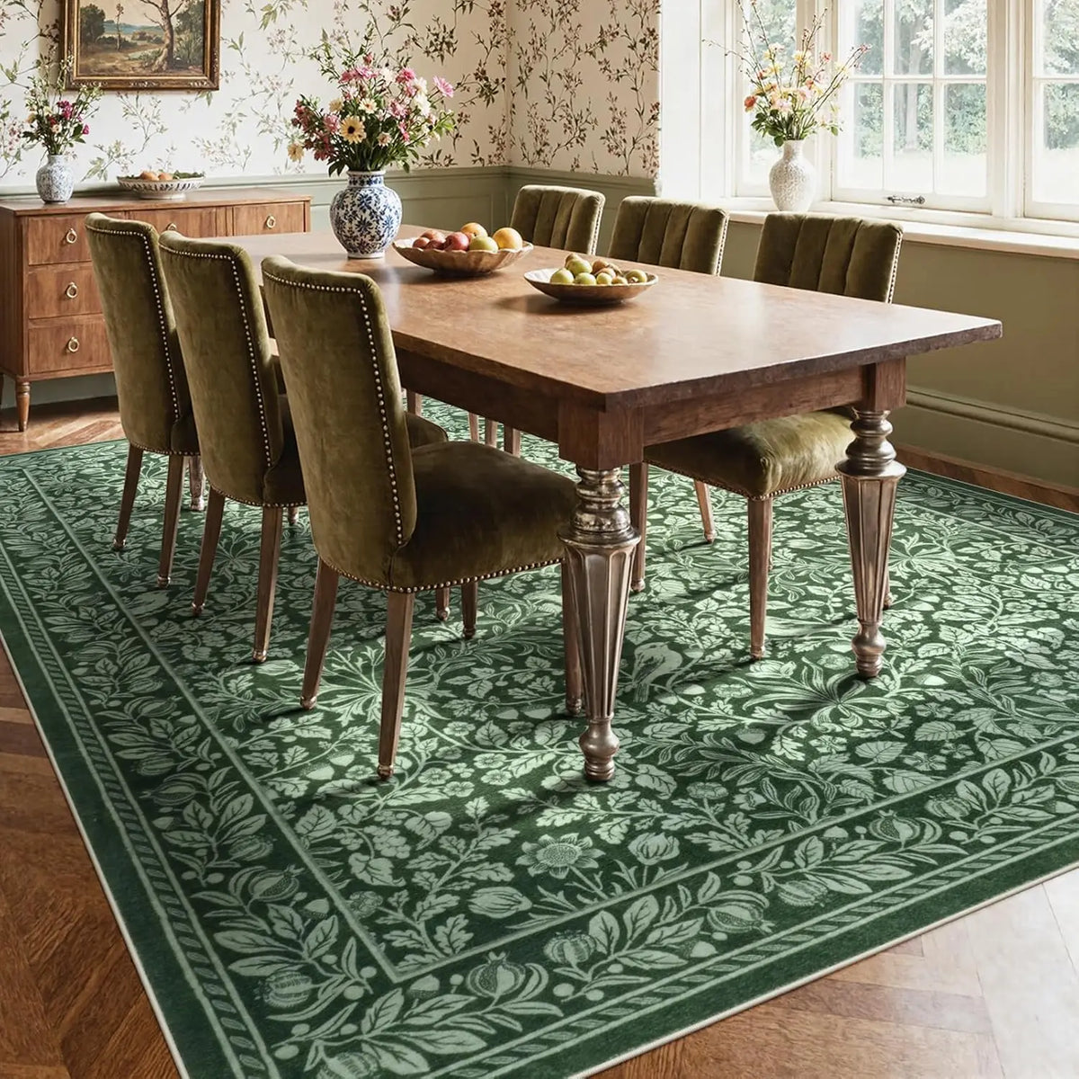 Aviary Botanical Rug