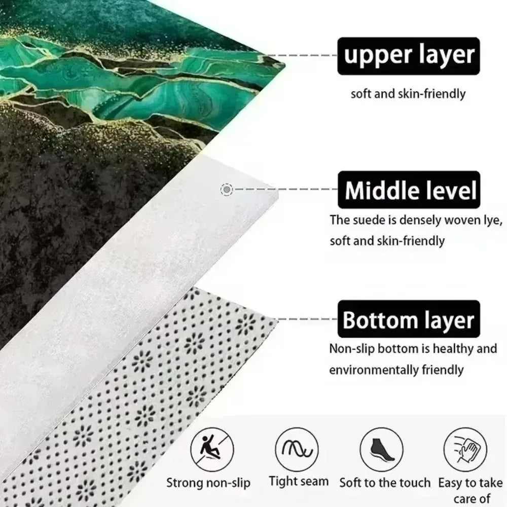 Striped Jute Look Round Rug