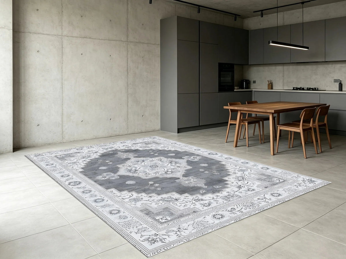 Graphite Persian Rug