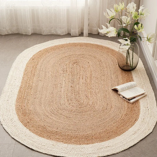 Braided Jute Oval Rug