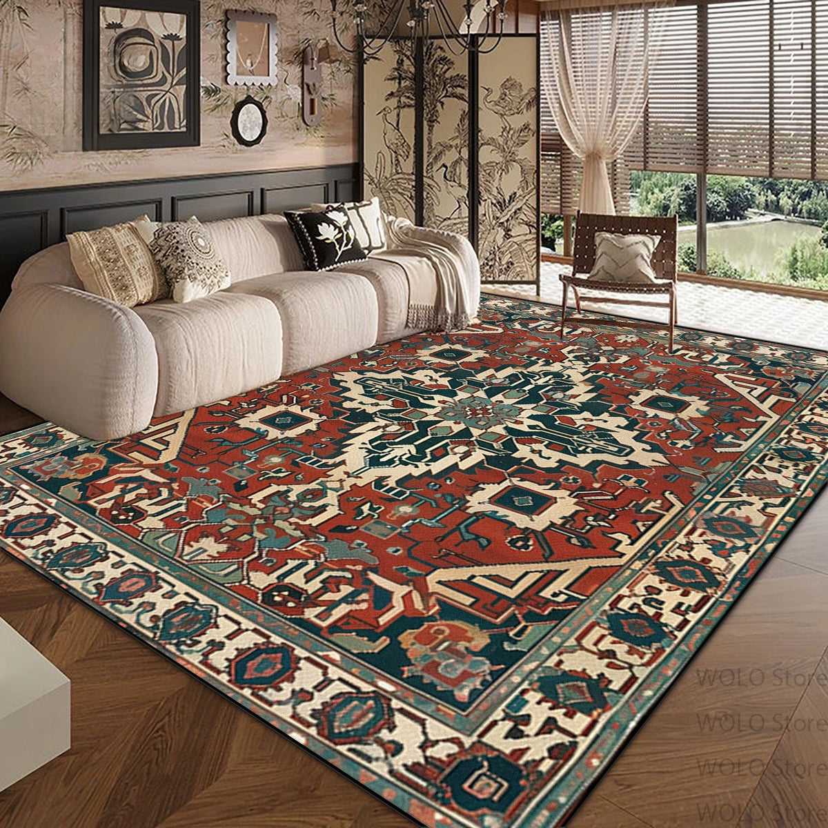 Scarlet Persian Rug