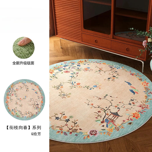 Jade Garden Round Rug