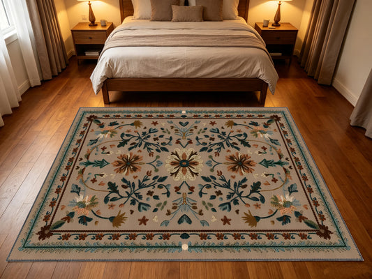 Symmetry Floral Rug