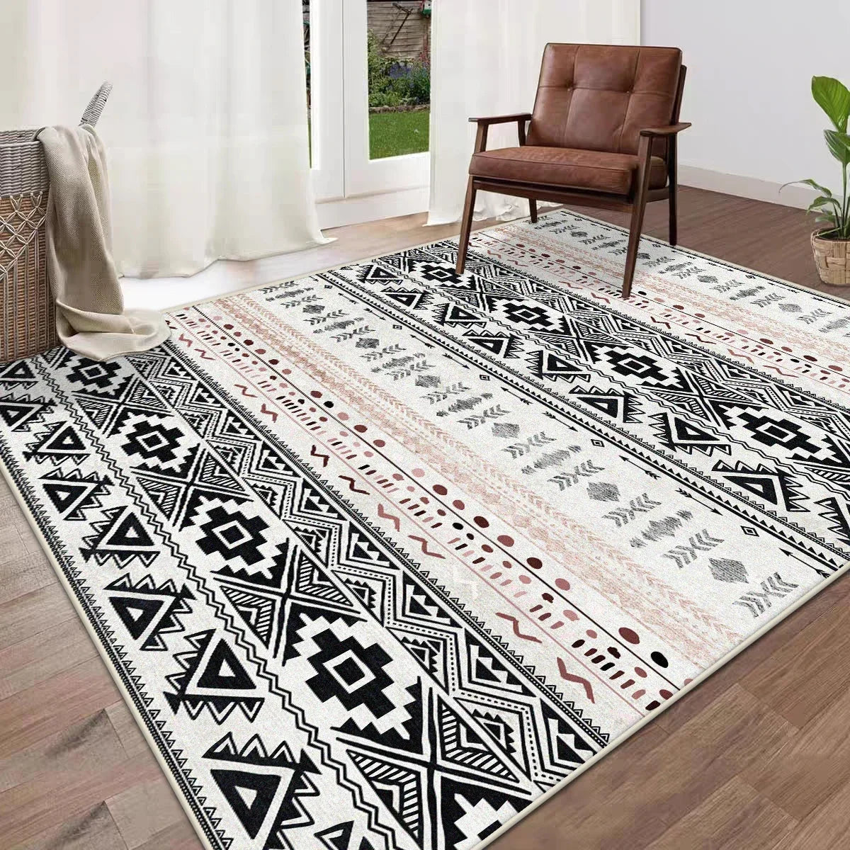 Medina Plush Geometric Rug