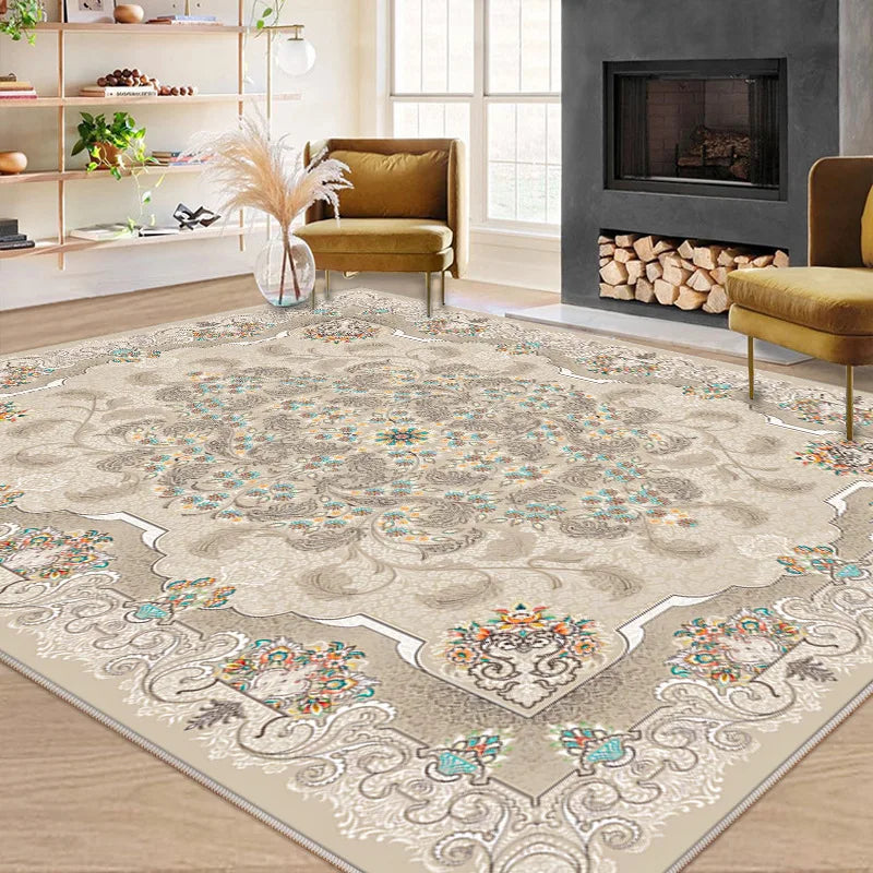 Plush Faux Wool Persian Rug