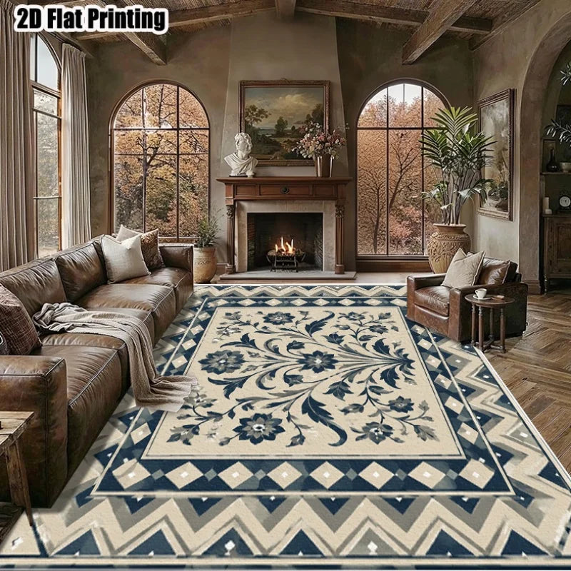 Bluebell Floral Ornament Rug