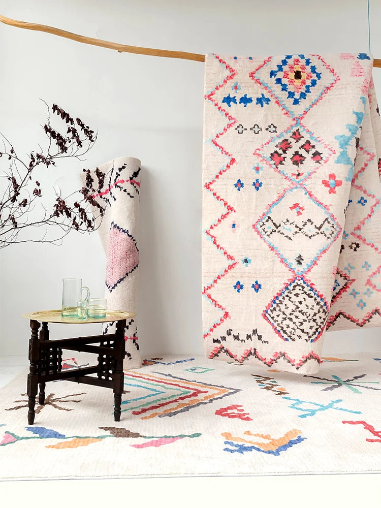 Majorelle Color Block Rug