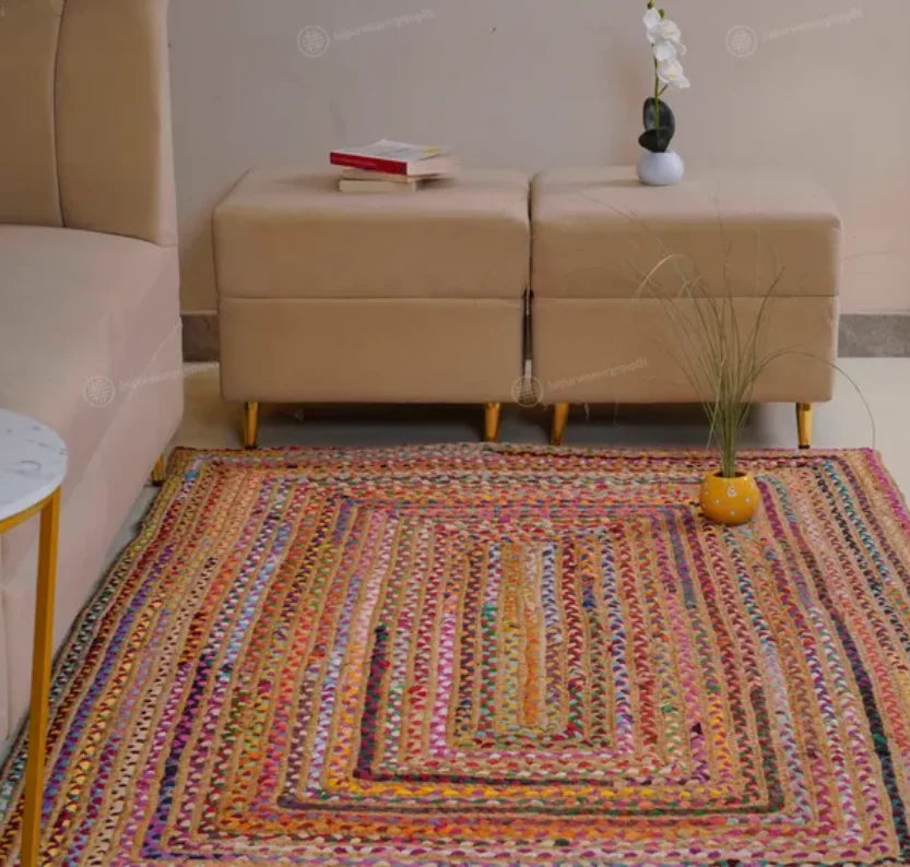 Rainbow Chindi Rug