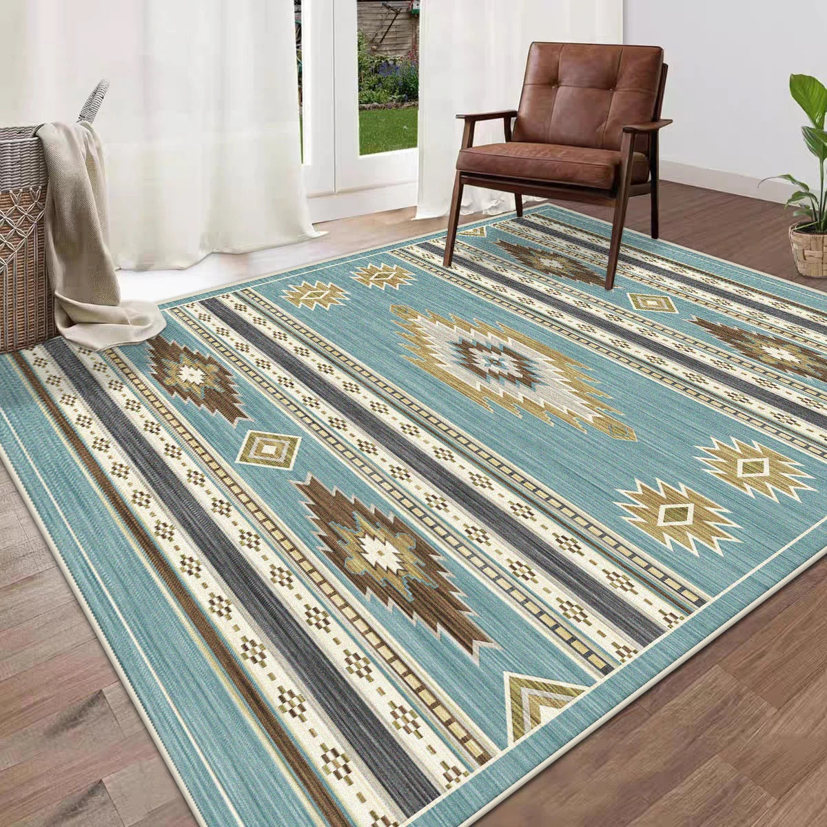Medina Plush Geometric Rug II
