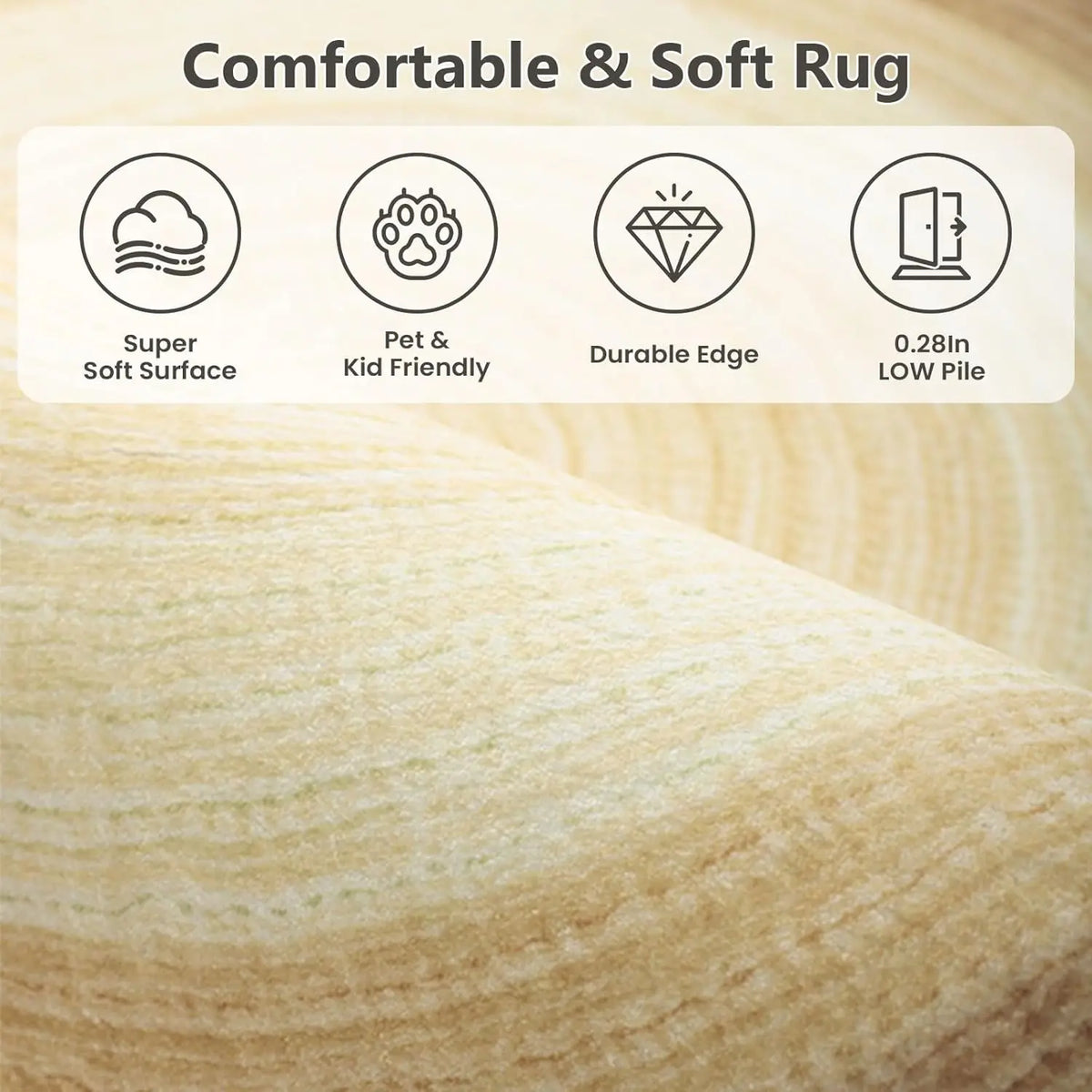 Sand Dune Round Rug