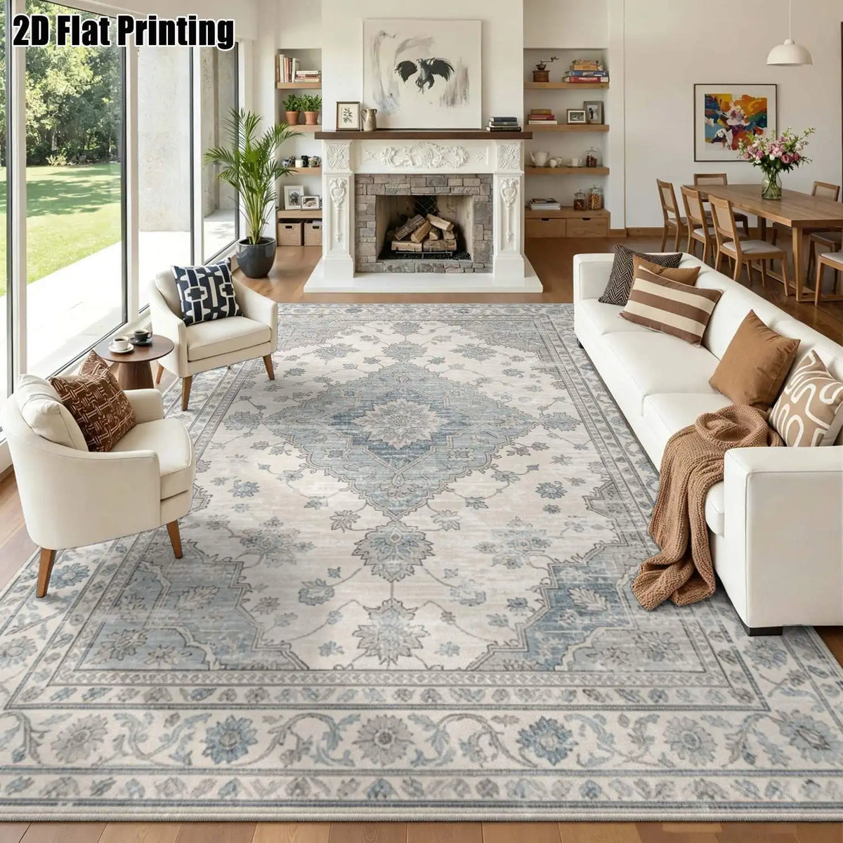 Taupe Ethnic Heritage Rug