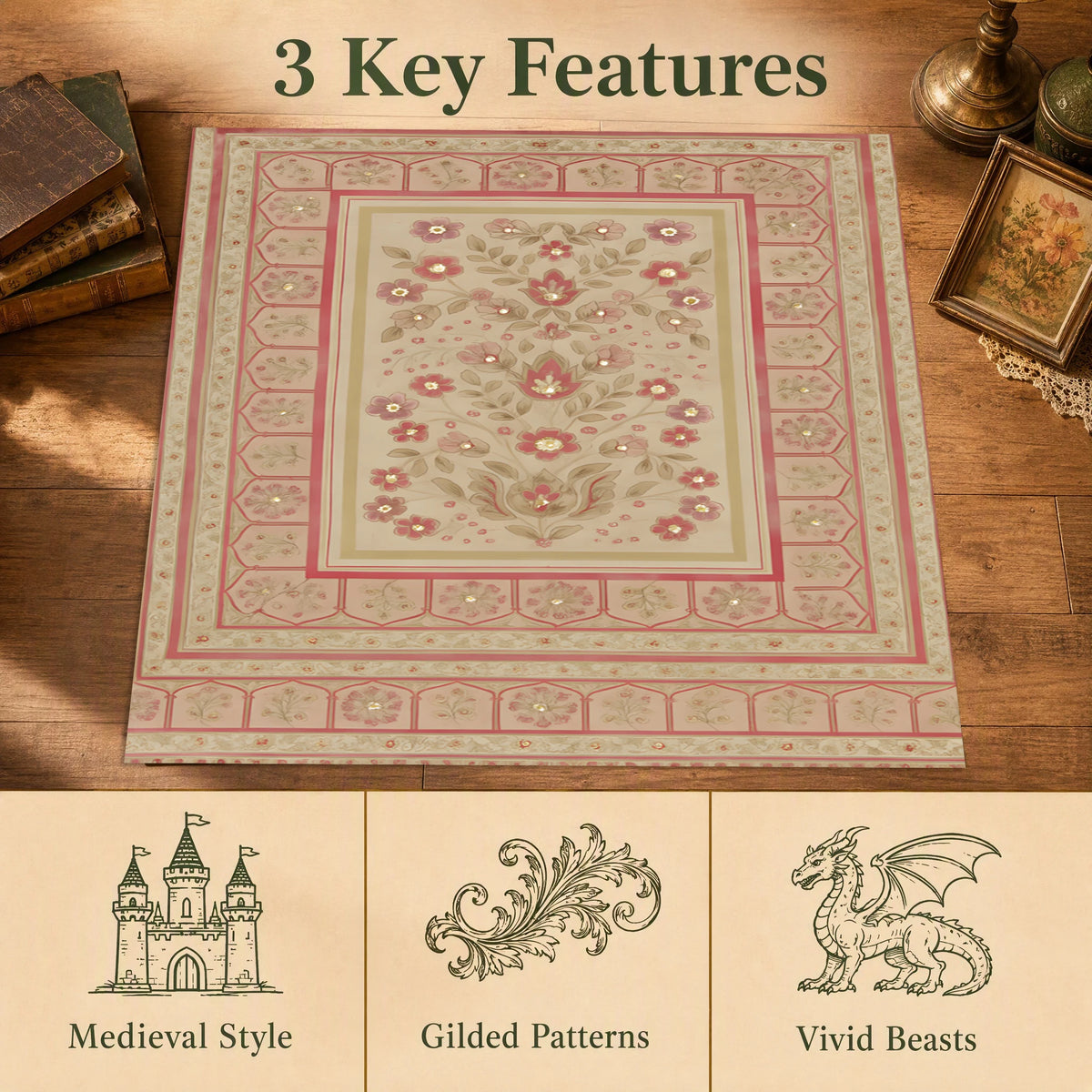 Persian Floral Heritage Rug