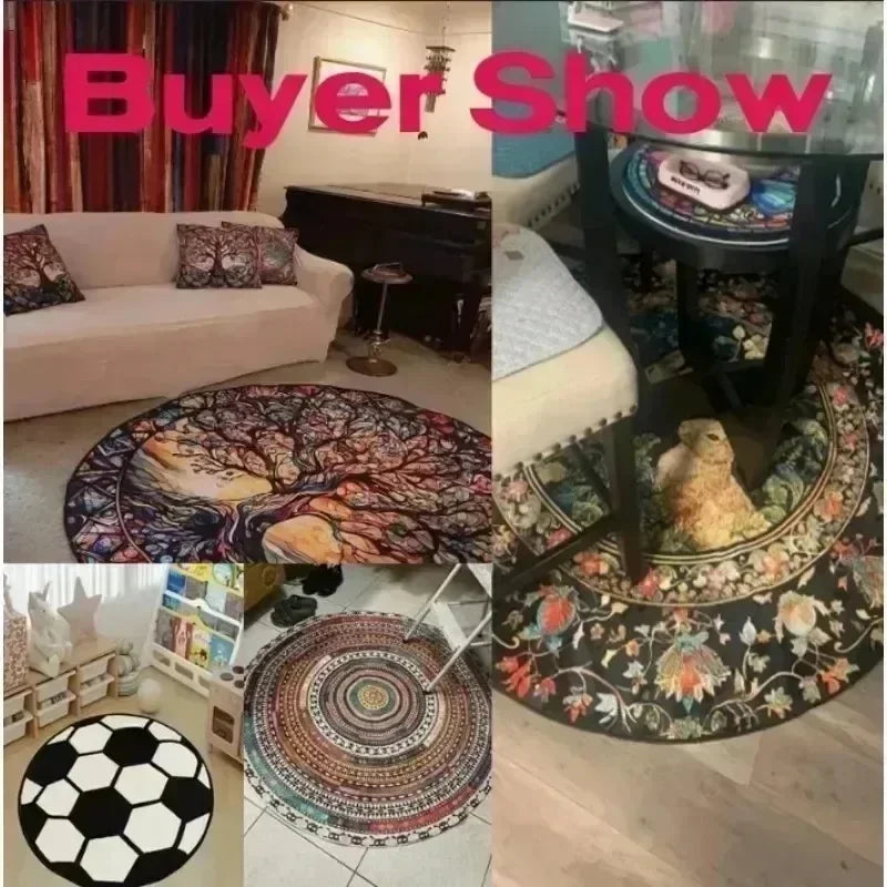 Shimmer Bohemian Round Rug