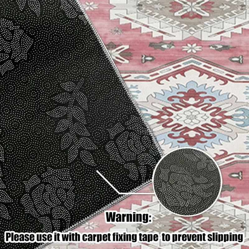 Bohemian Geometric Velvet Rug