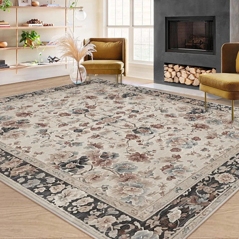 Plush Faux Wool Persian Rug