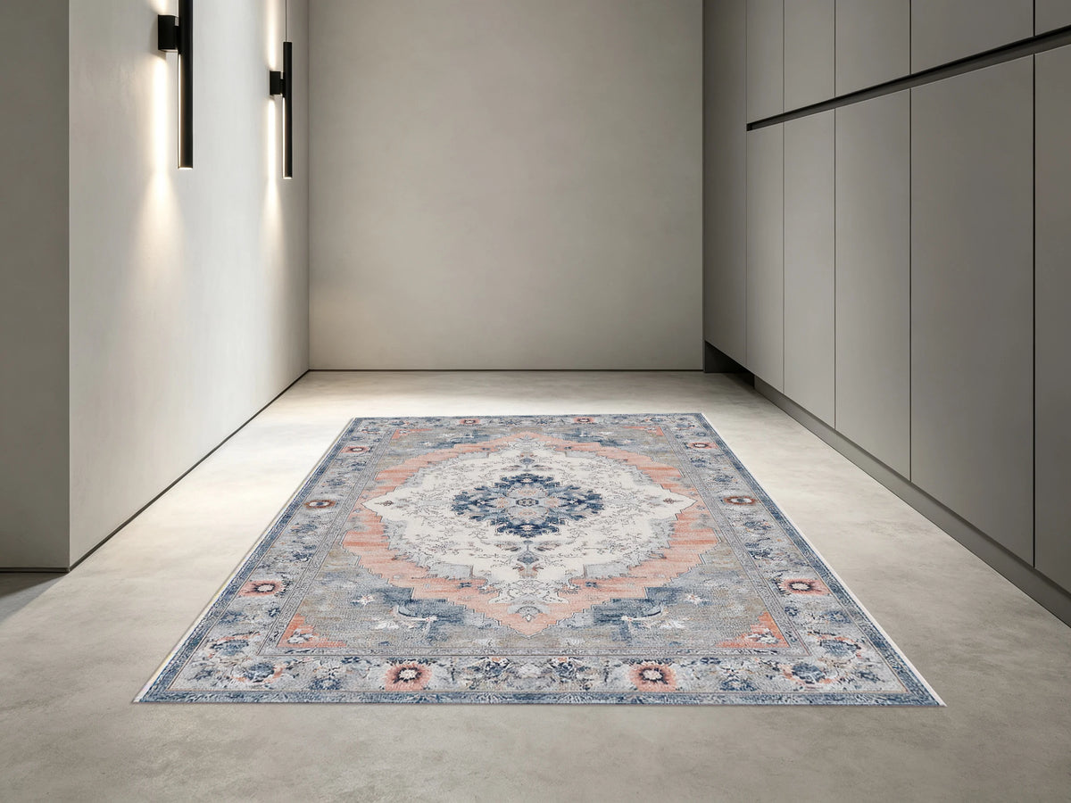 Apricot French Vintage Rug