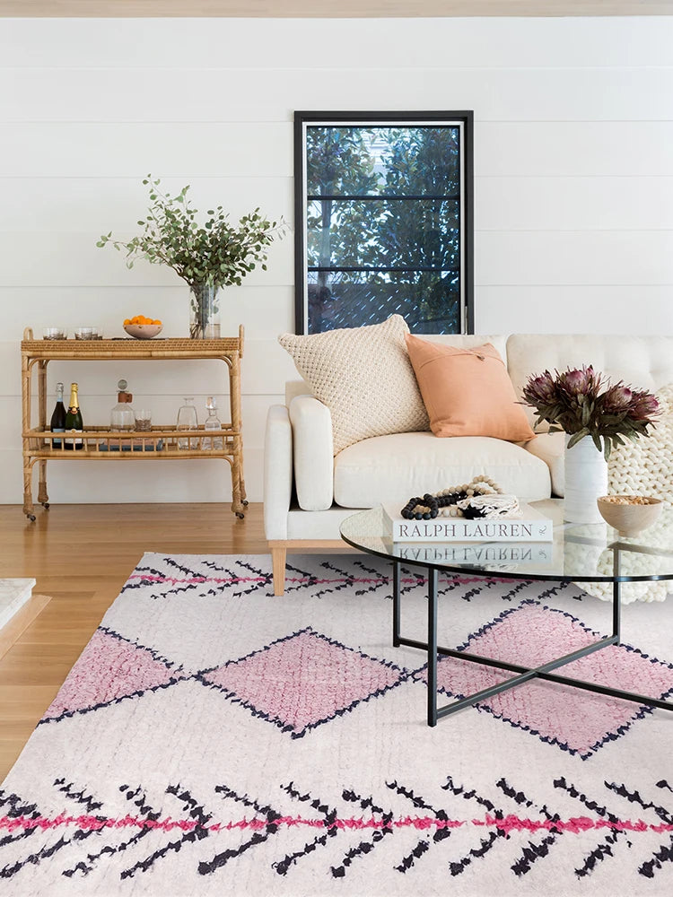 Majorelle Color Block Rug