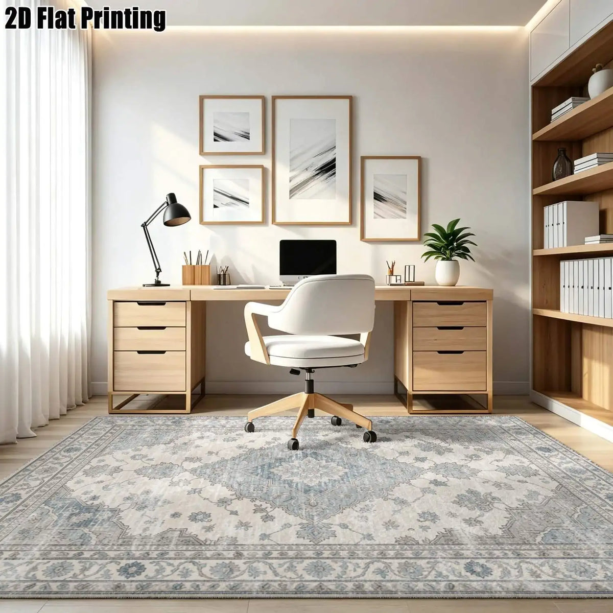 Taupe Ethnic Heritage Rug