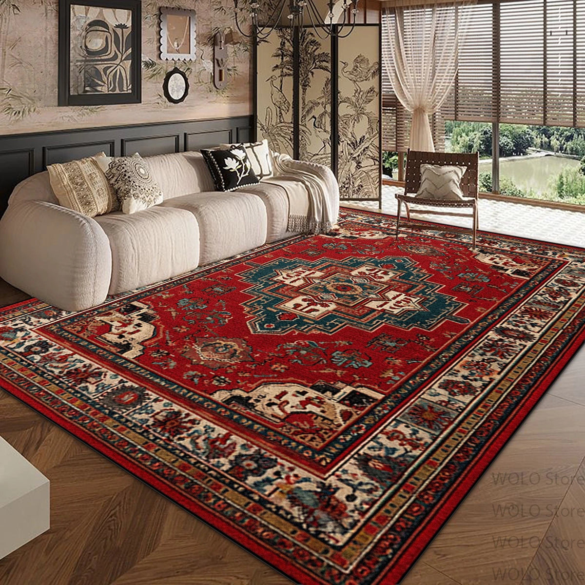 Scarlet Persian Rug