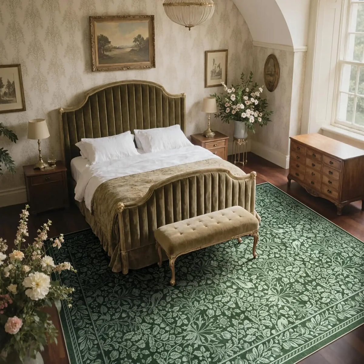 Aviary Botanical Rug