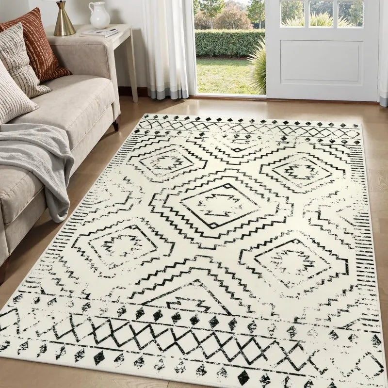 Zellige Geometric Rug