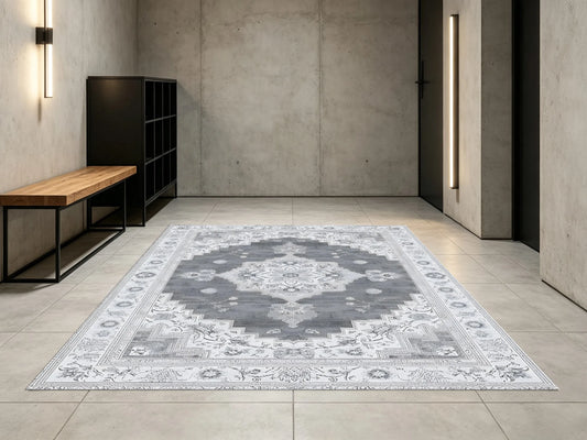 Graphite Persian Rug