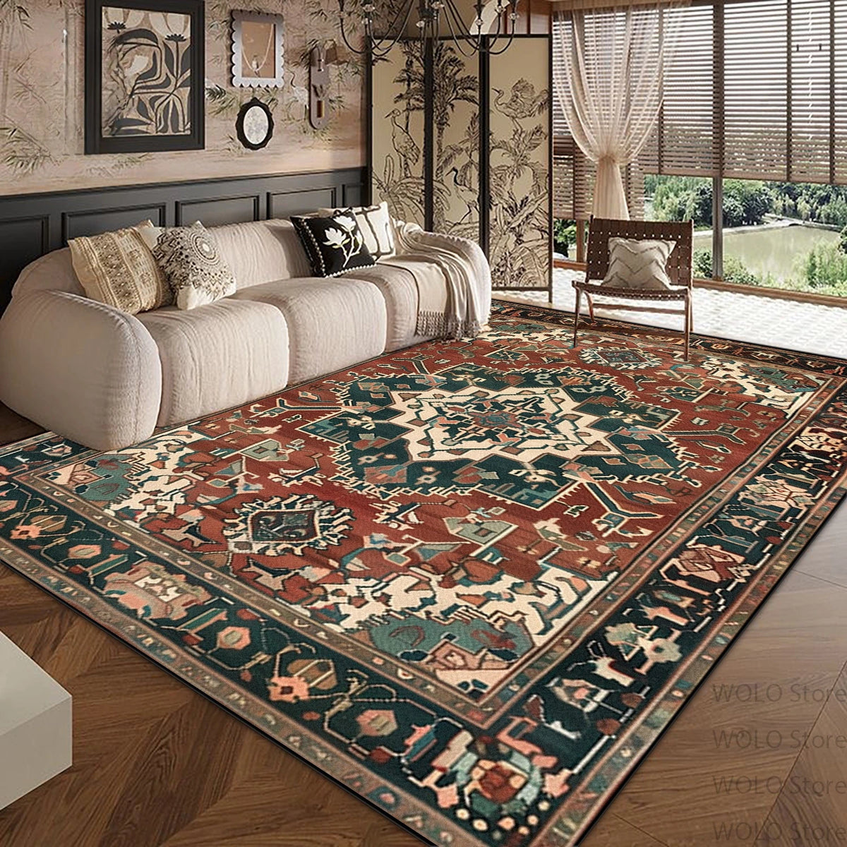 Scarlet Persian Rug